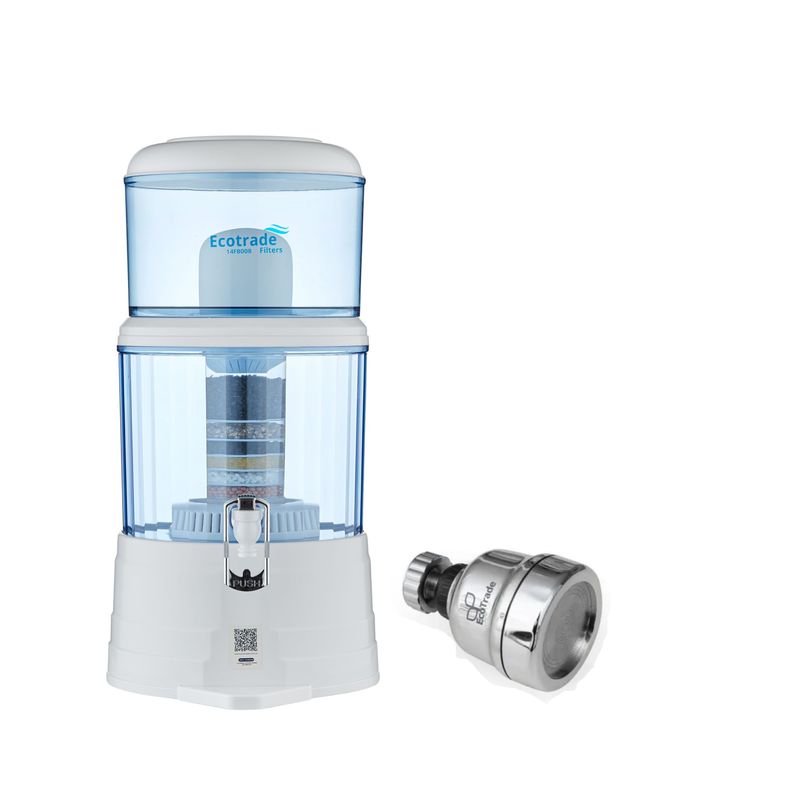 ECOTRADE - Filtro Purificador Agua 14 Litros mas Ahorrador Agua Ecotrade