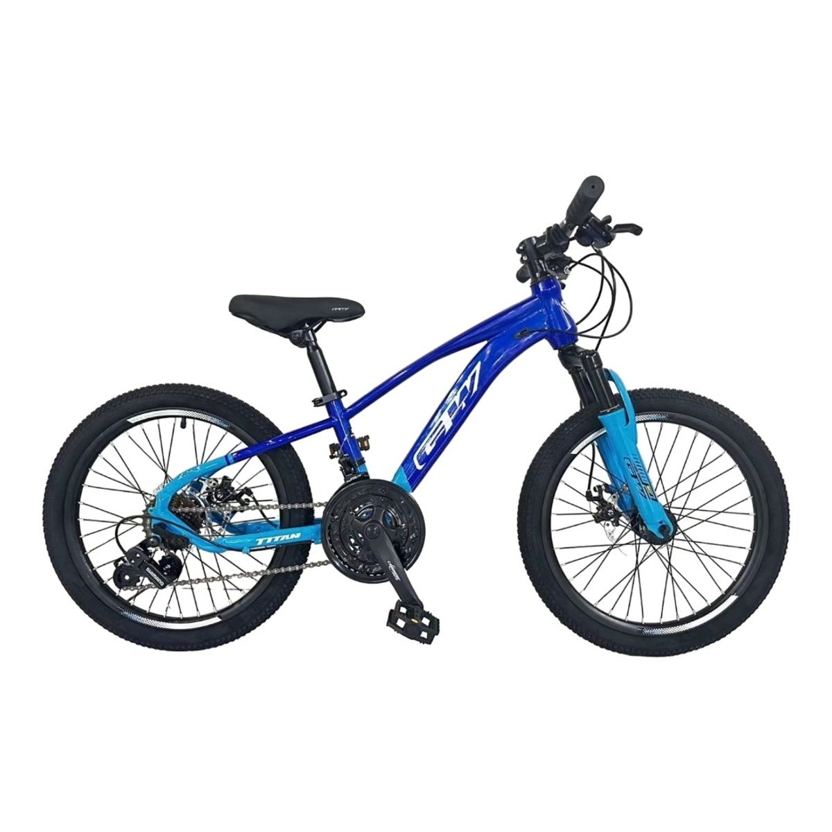 GW - Bicicleta de Montaña GW Titan 20 21V Azul