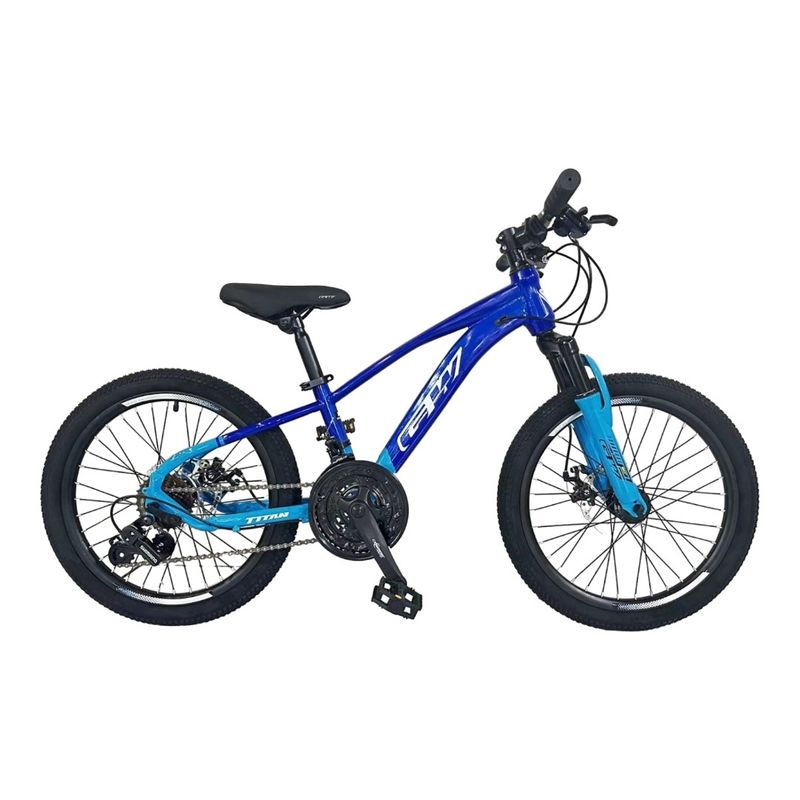 GW - Bicicleta de Montaña GW Titan 20 21V Azul
