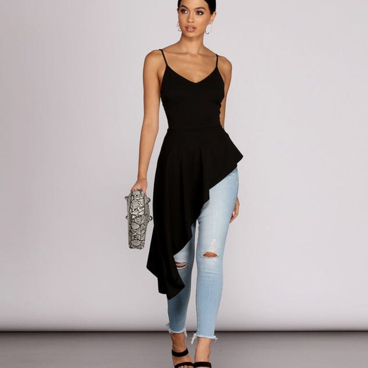 NEGRELI - BLUSA ASIMETRICA DE MUJER REF-2044