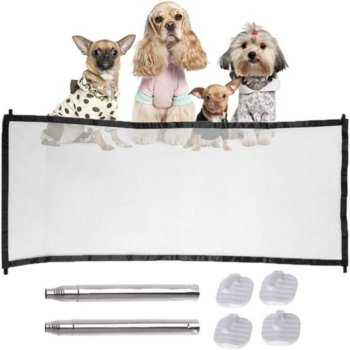 GENERICO - Malla De Seguridad - Protección Para Mascotas Y Bebés 110cm