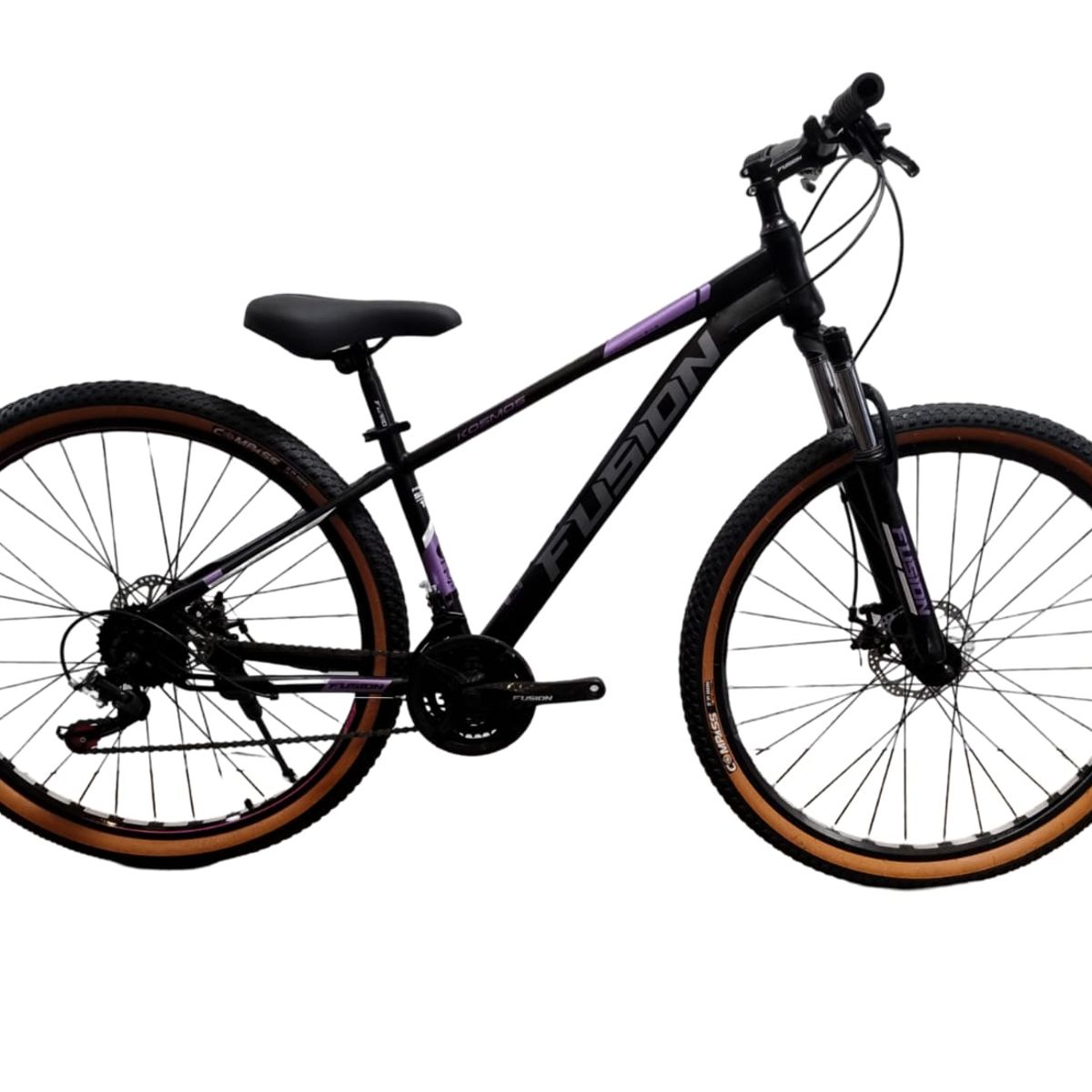 FUSION - Bicicleta Fusion Kosmos Rin 29 Aluminio 24 Vel Negro morado
