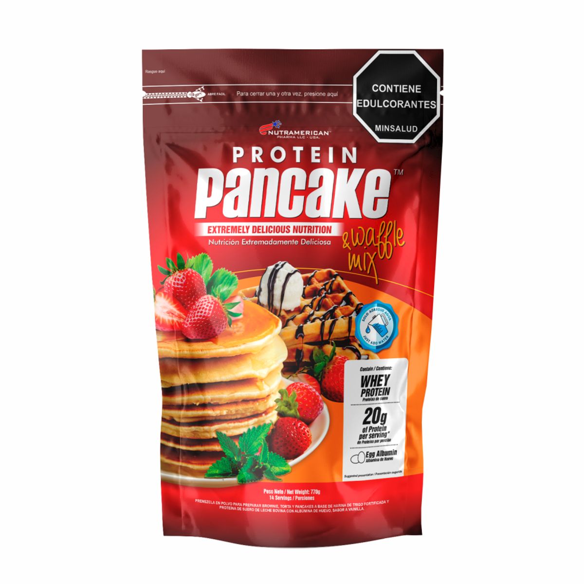 GENERICO - Protein Pancake Nutramerican X 770g