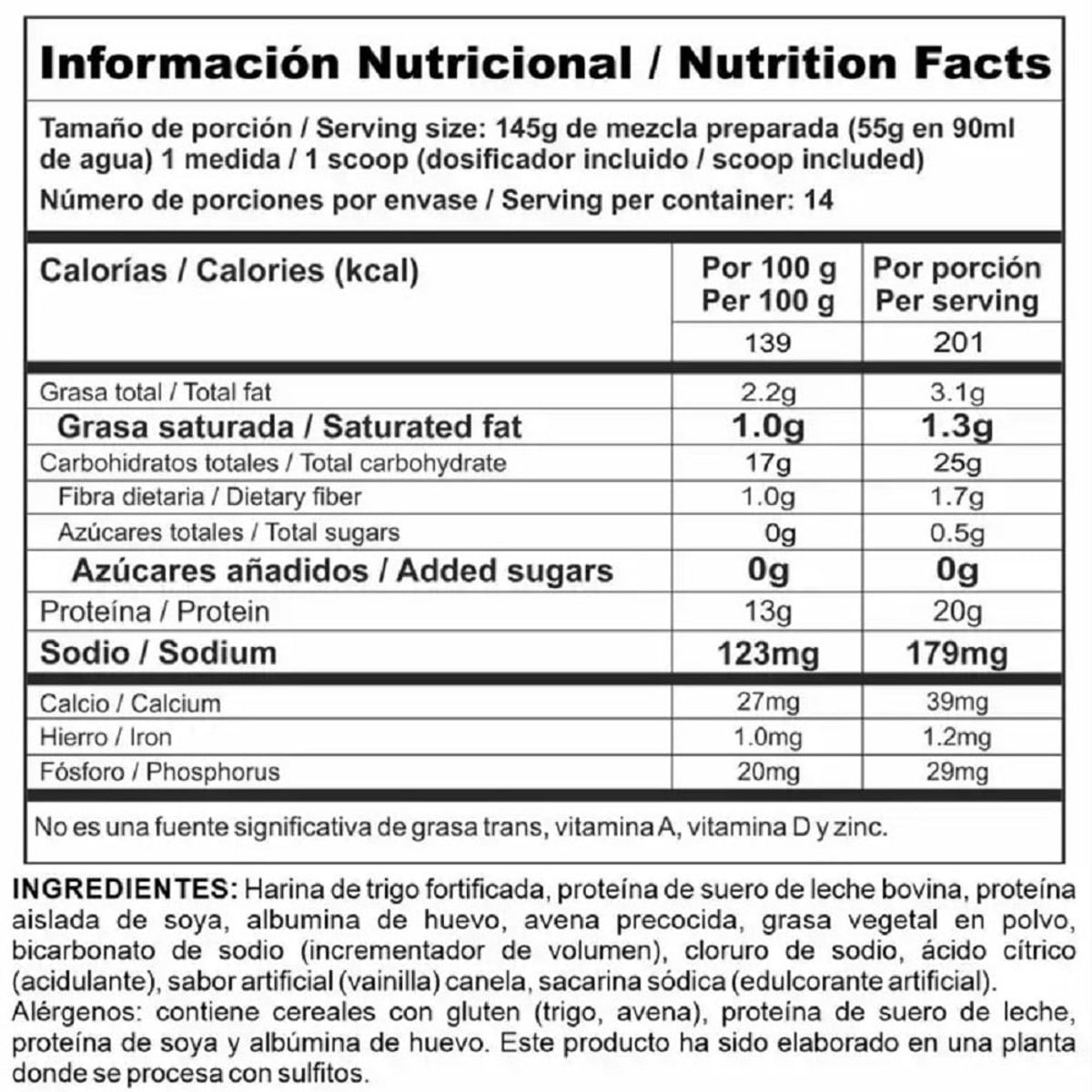 GENERICO - Protein Pancake Nutramerican X 770g