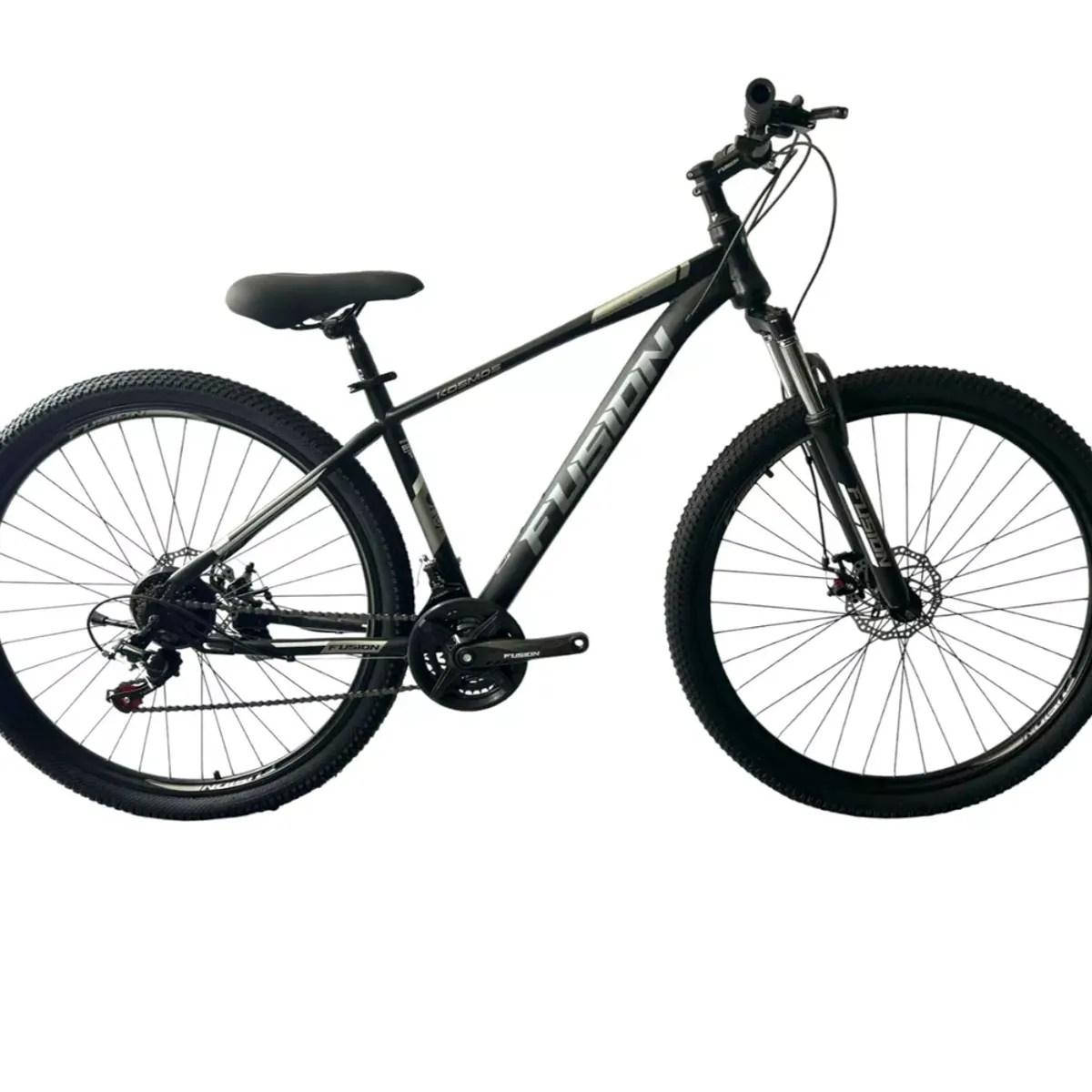 FUSION - Bicicleta Fusion Kosmos Rin 29 24 Vel Negro gris