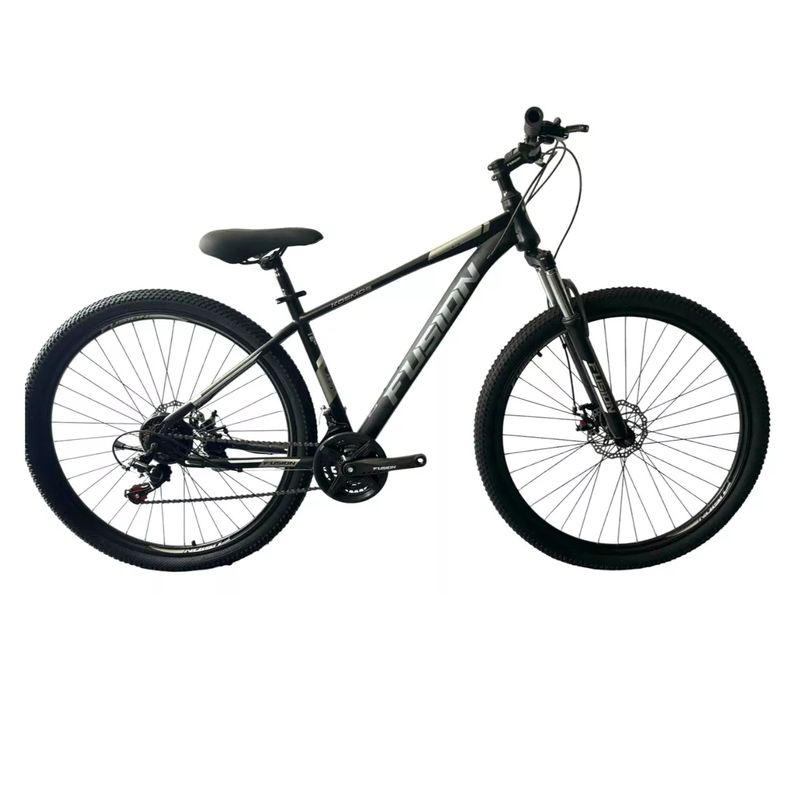 FUSION - Bicicleta Fusion Kosmos Rin 29 Acero 24 Vel Negro gris