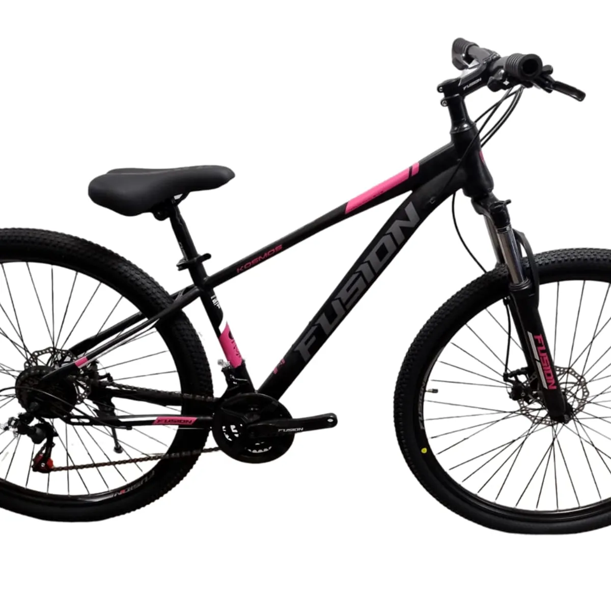 FUSION - Bicicleta Fusion Kosmos Rin 29 Aluminio 24 Vel Negro rosa