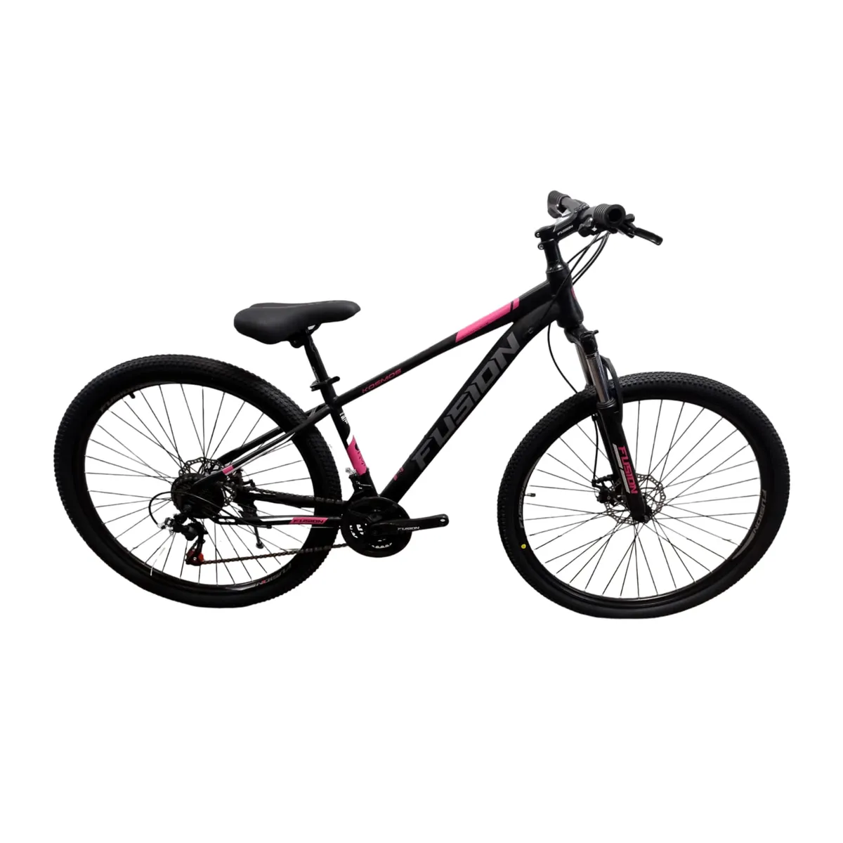 FUSION - Bicicleta Fusion Kosmos Rin 29 Aluminio 24 Vel Negro rosa