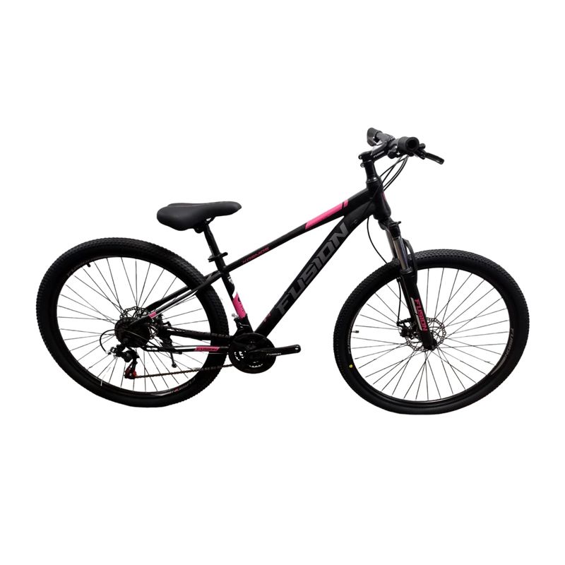 FUSION - Bicicleta Fusion Kosmos Rin 29 Aluminio 24 Vel Negro rosa