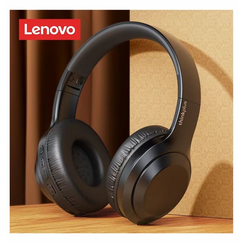 LENOVO - Audifonos Diadema Bluetooth Thinkplus Auriculares Lenovo TH10 Negro