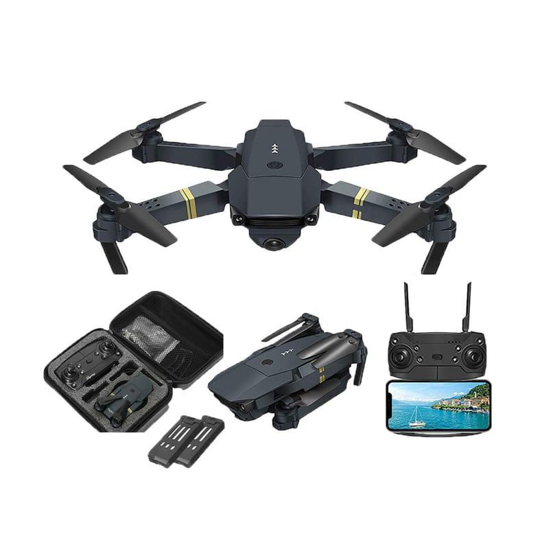 GENERICO - Drone E88 Pro Doble Cámara 720 P Original Con Estuche 2 Baterías