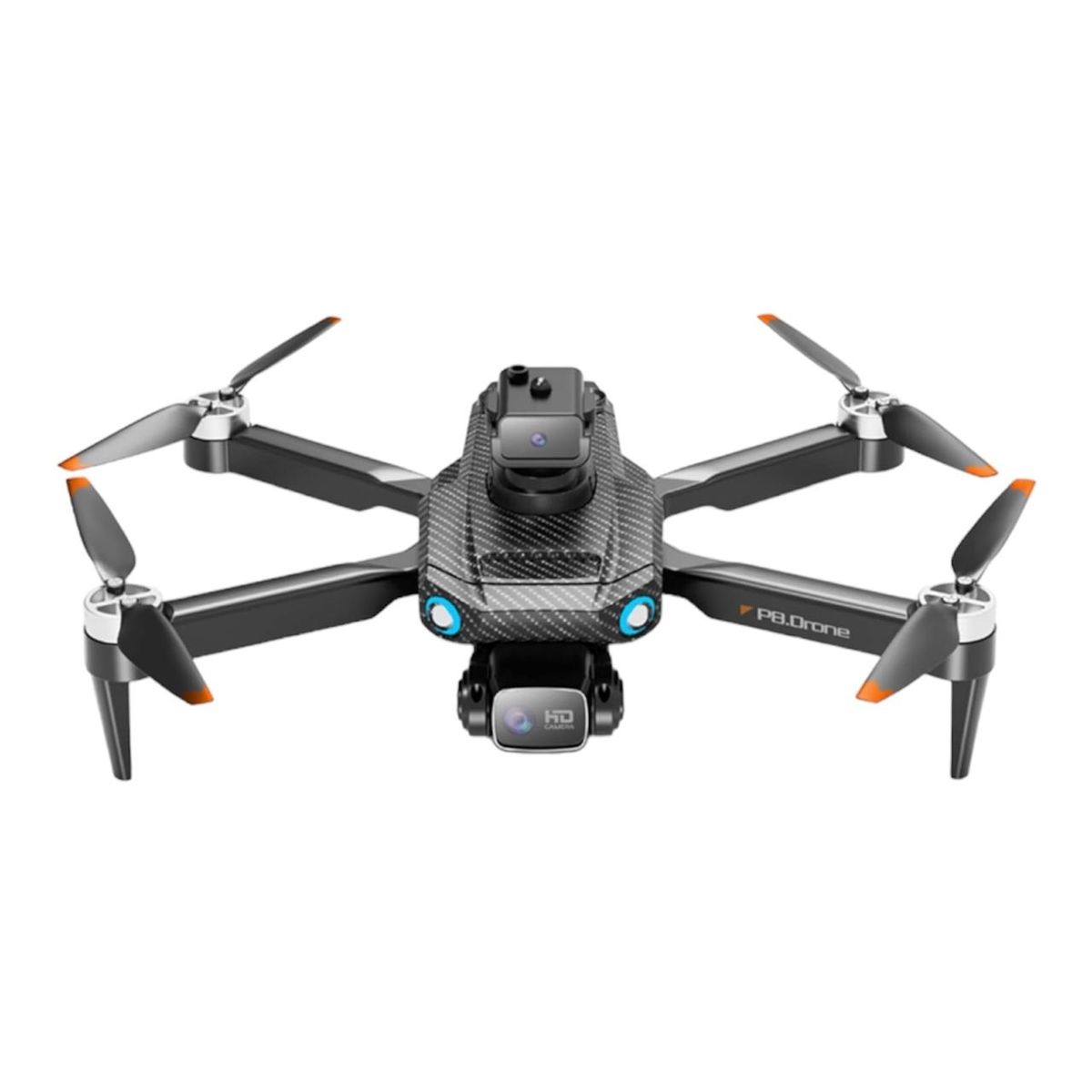 GENERICO - Drone GPS T3 Pro Doble Cámara 1080p Con Estuche 2 Baterías