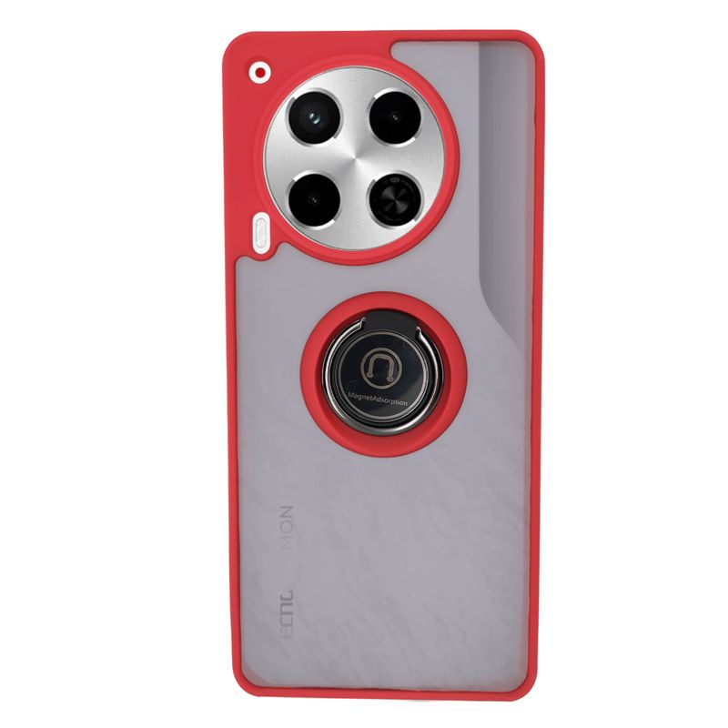 GENERICO - Funda Estuche Case Anti Golpes Mate Compatible Tecno Camon 30 4G Rojo