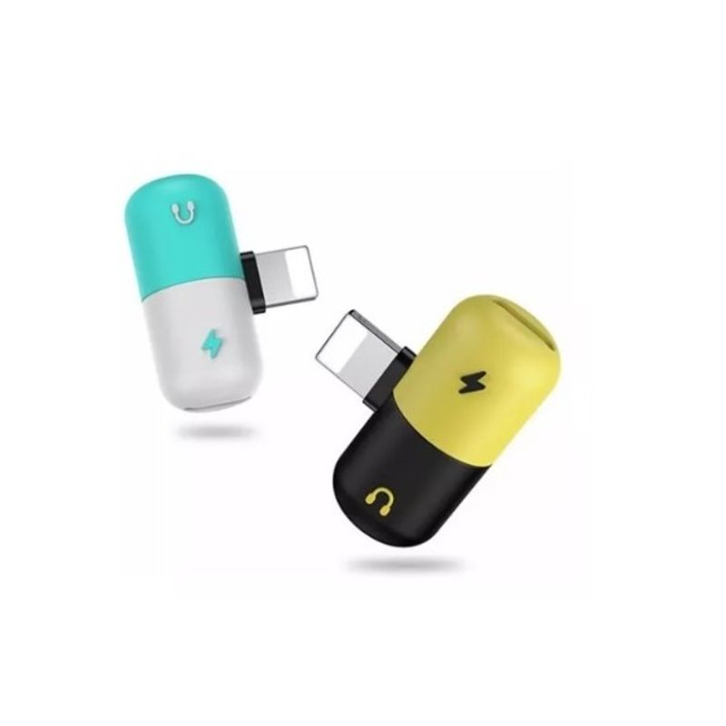 GENERICO - Adaptador Dual Lightning Para iPhone 78xxsxmaxxr