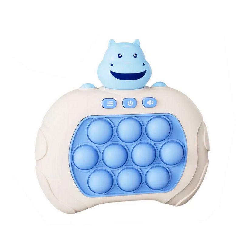 GENERICO - Juego De Memoria Luz Y Sonido Popit Push Hipopotamo+ Bateria