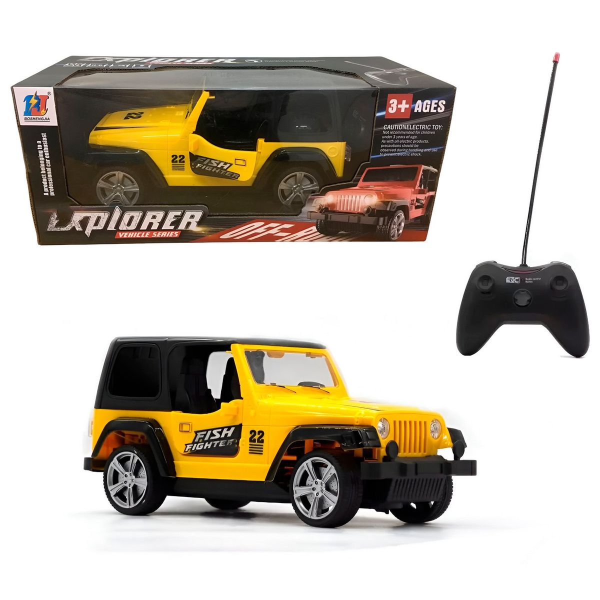 GENERICO - Camioneta Jeep Deportiva Control Recargable Juguete Niños