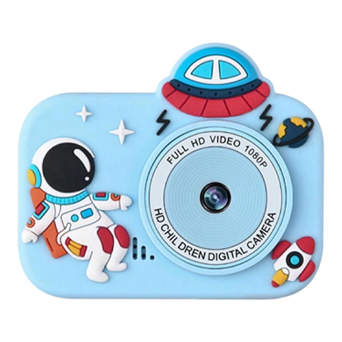 GENERICO - Cámara Digital Hd Para Niños Astronauta 2,0 Pulgadas Azul