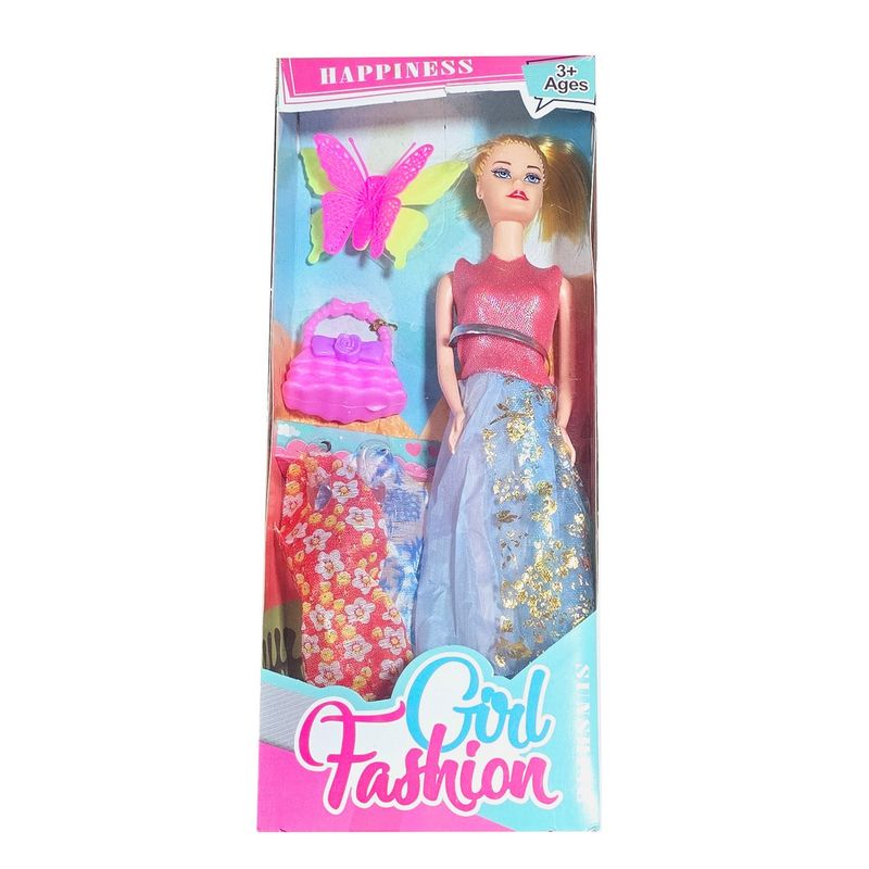 GENERICO - Muñeca Vestido Mariposa Bolso Mariposa Vestidos Juguete Niña