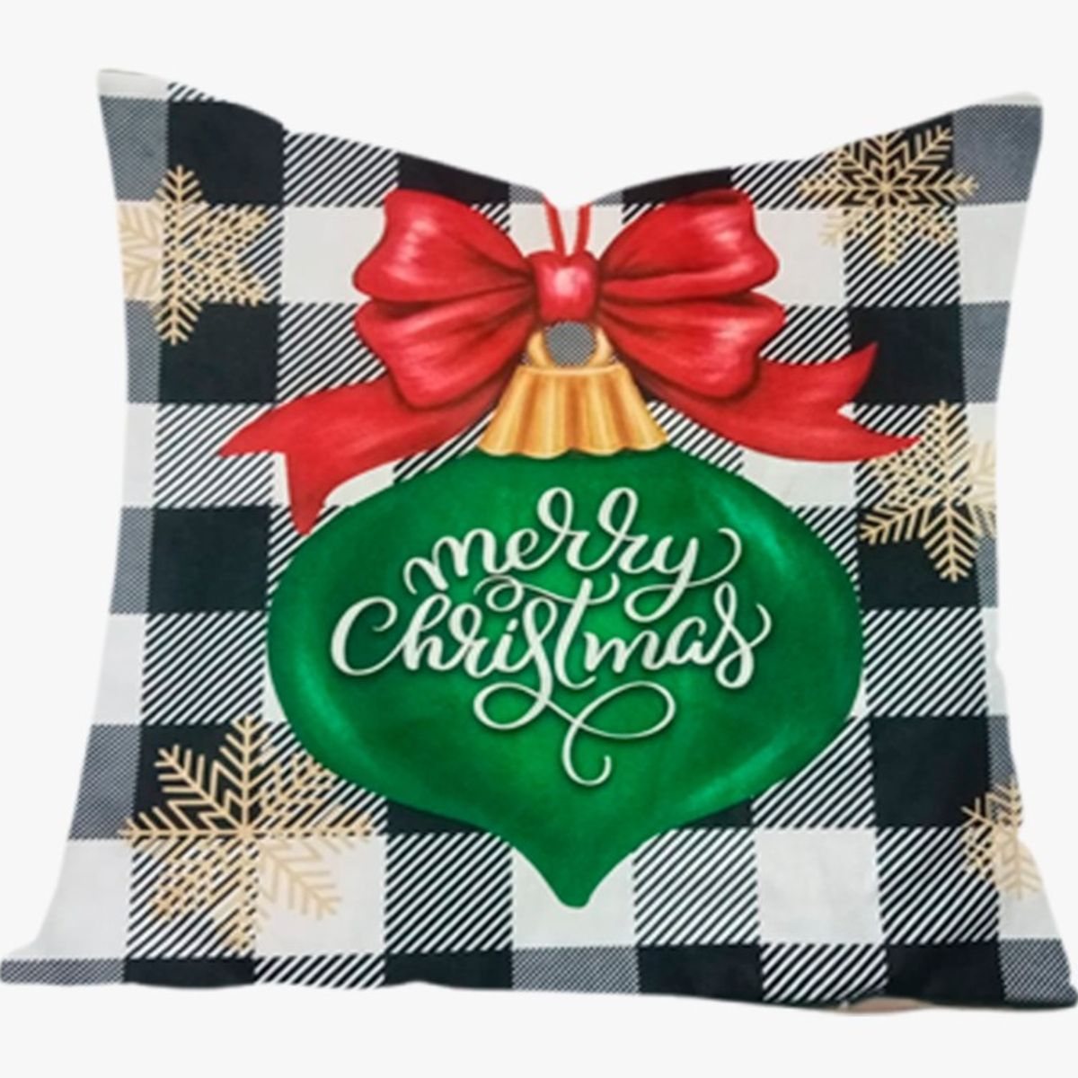 IKSA - Funda Peluche Para Almohada de Navidad