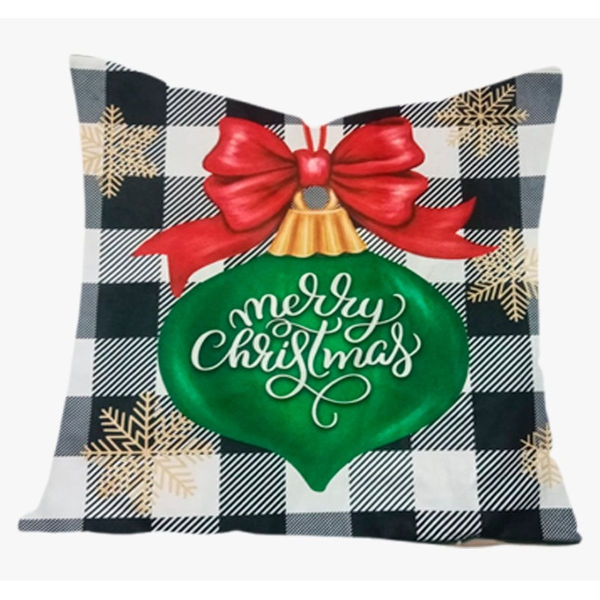 IKSA - Funda Peluche Para Almohada de Navidad