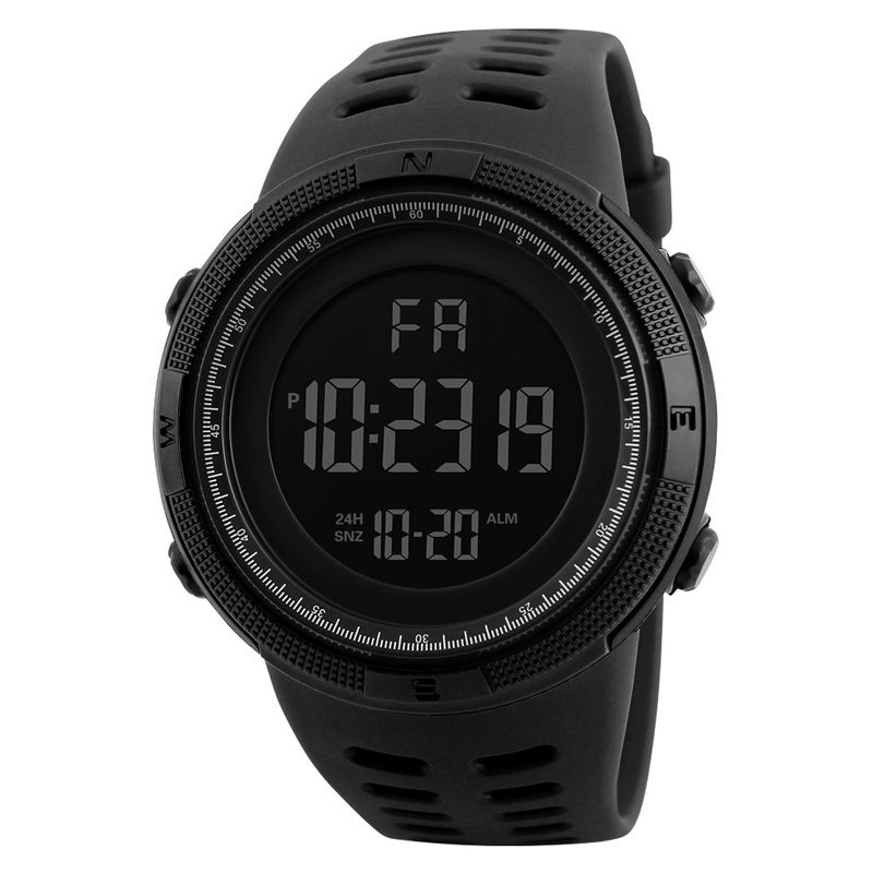 GENERAL - Reloj deportivo para hombre cronógrafo Digital negro