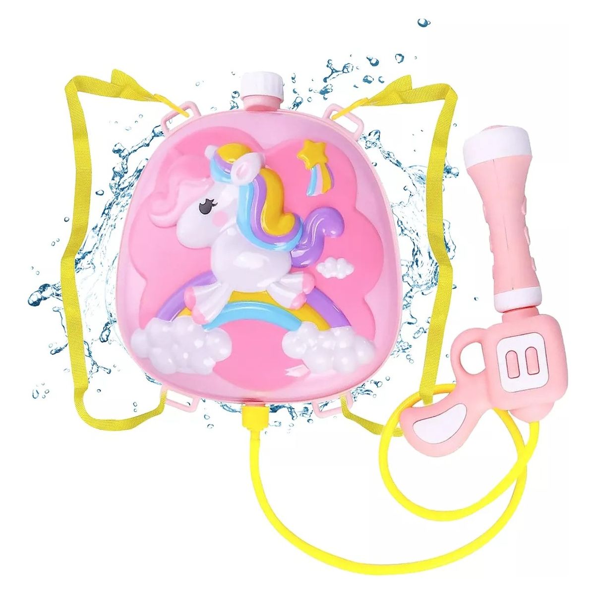 GENERICO - Mochila Juguete Pistola Lanza Agua Maleta Tanque Piscinas