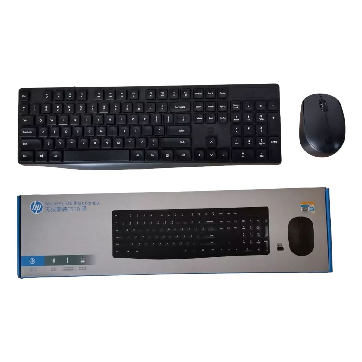 HP - Combo Tecnológico Teclado Mouse Inalámbrico Compu Portatil