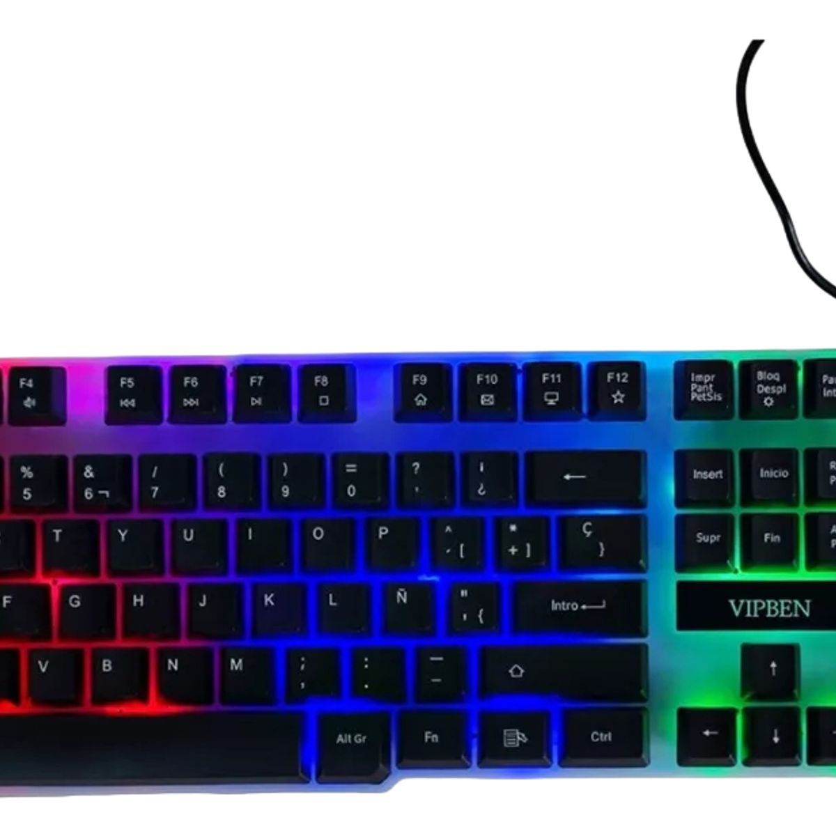 GENERICO - Combo Teclado Mecánico Mouse Retroiluminados Led Alámbricos
