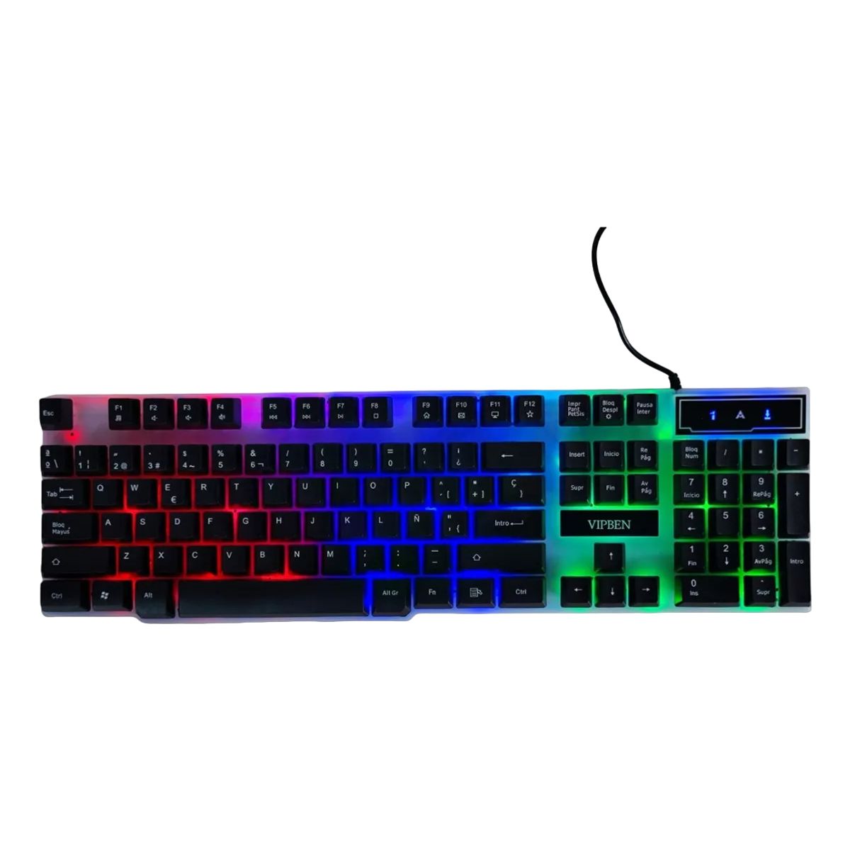 GENERICO - Combo Teclado Mecánico Mouse Retroiluminados Led Alámbricos