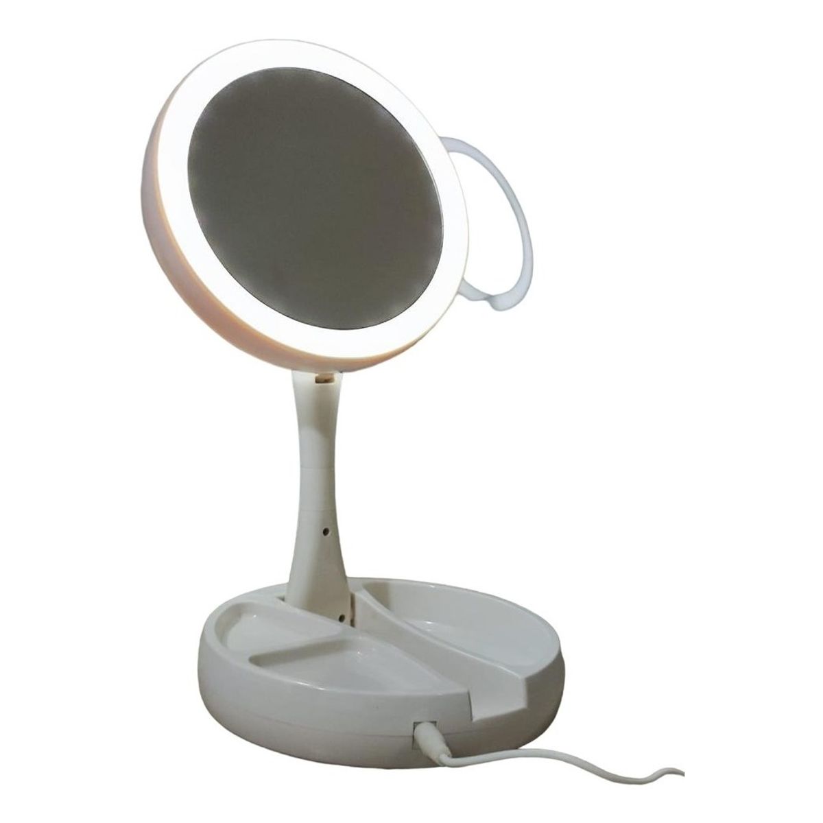 GENERICO - Espejo Maquillaje Aro Led Luz