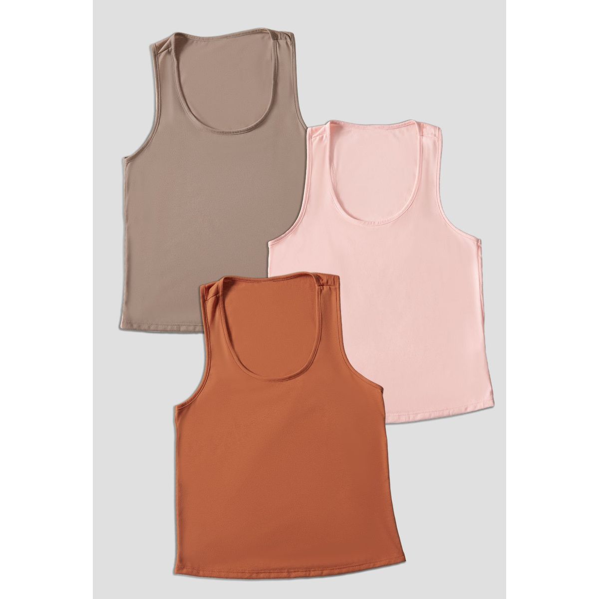 FORMAS INTIMAS - Camiseta Paq X3 Mujer Multicolor Fi 33603