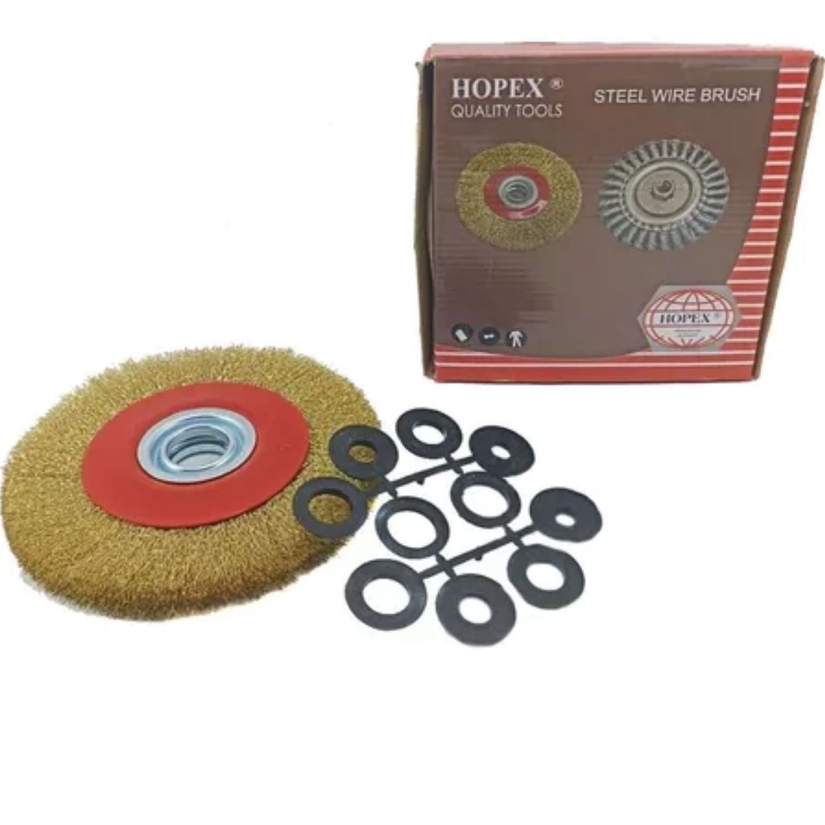 HOPE - Disco Grata Para Esmeril 8pulgadas Alambre Ondulado Acero