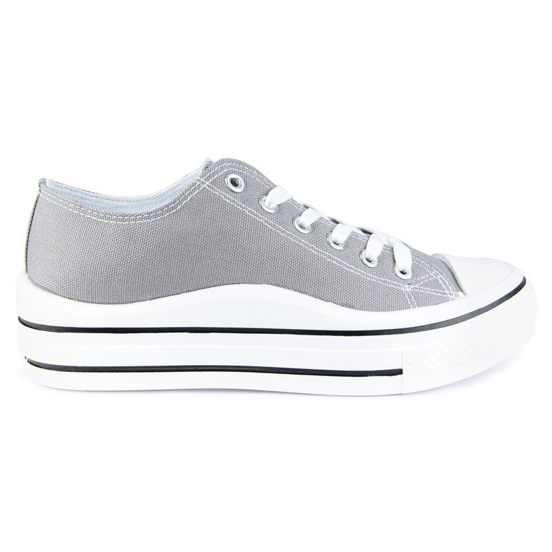 PRICE SHOES - Price Shoes Tenis Moda Mujer 622A2F55001GRIS