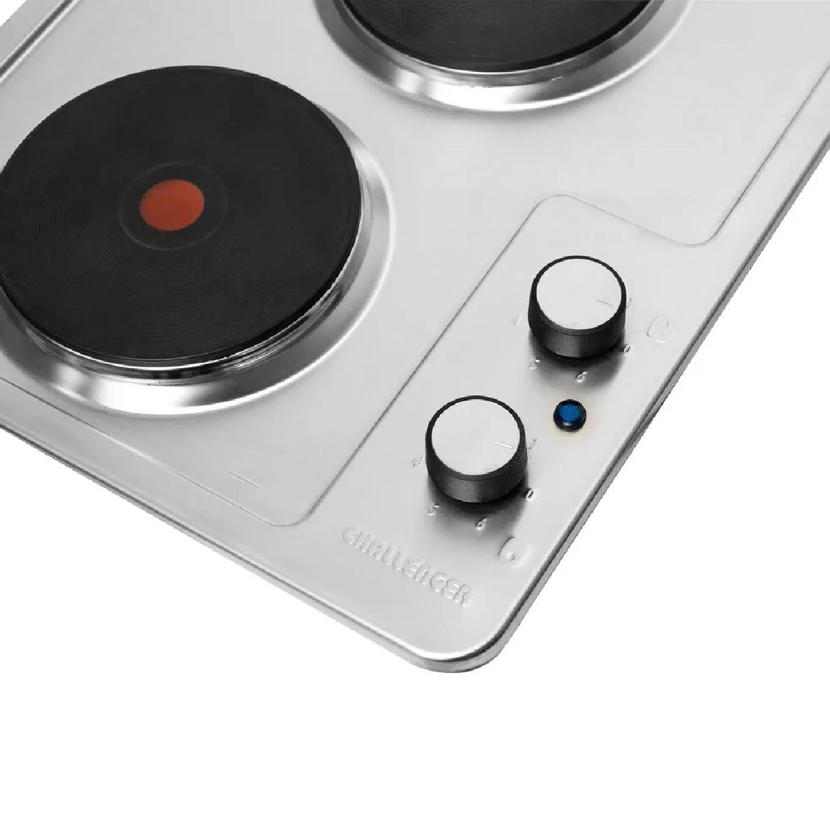 CHALLENGER - Estufa de empotrar en acero inoxidable Challenger de dos puestos de 35cm eléctrica 220V SP 6270