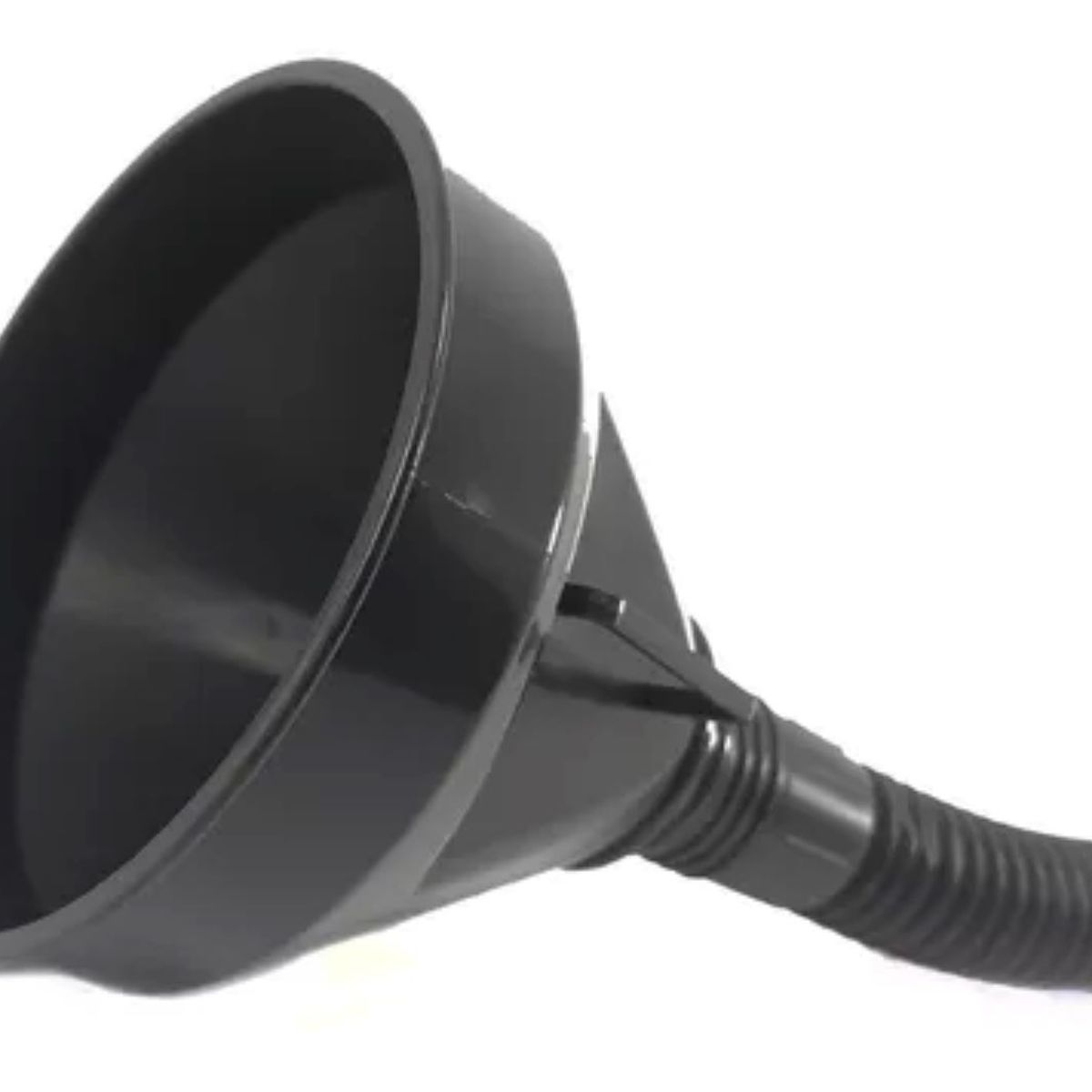 GENERICO - Embudo Plástico 500ml Cuello Flexible Con Maya Filtro