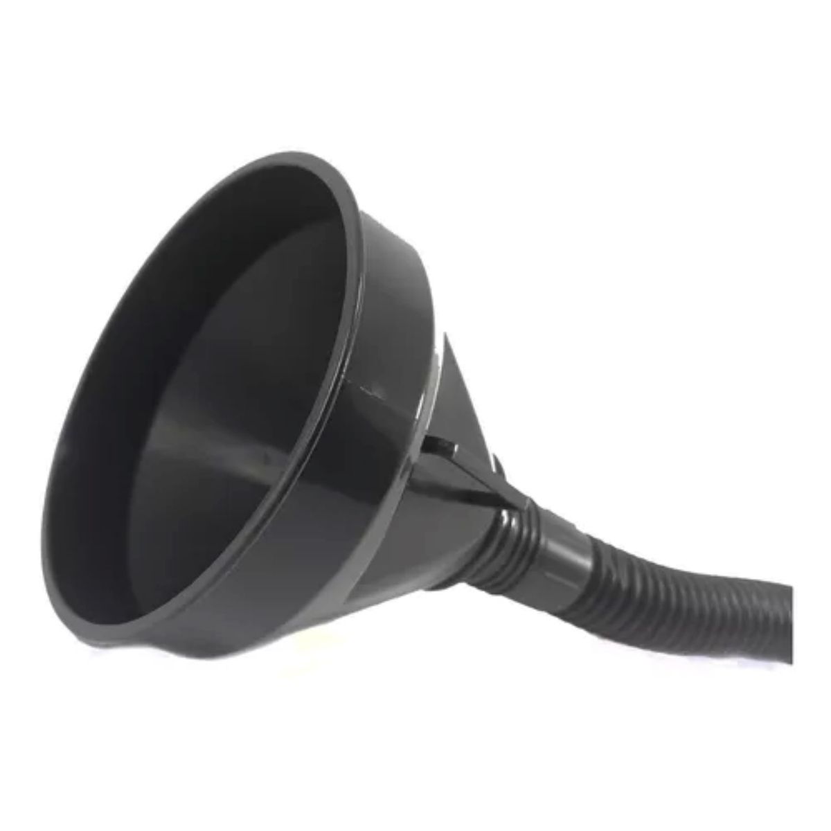 GENERICO - Embudo Plástico 500ml Cuello Flexible Con Maya Filtro