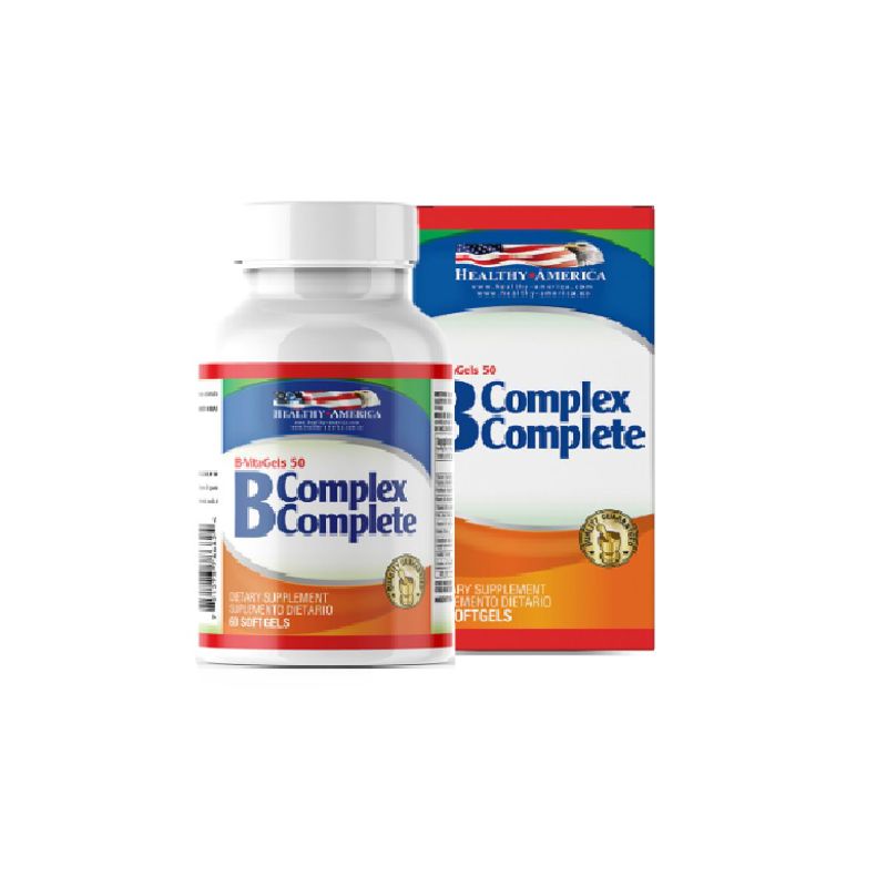 HEALTHY AMERICA - B-COMPLEX COMPLETE/ COMPLEJO B X 60 SOFTGELS