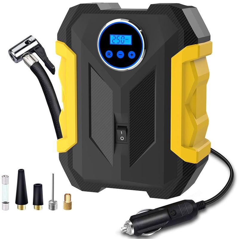 ONE PIXEL - Compresor Portatil Multiusos Para Neumaticos Bomba Aire 12V
