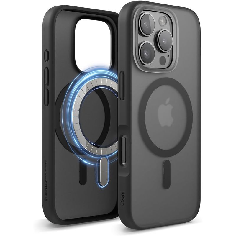 ELAGO - ELAGO Estuche Compatible iPhone 16 Pro Magsafe Negro