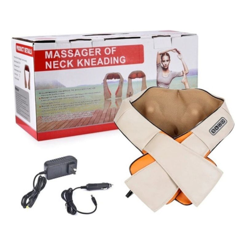 GENERICO - Masajeador Cervical Electrico Espalda Cuello Vibracion
