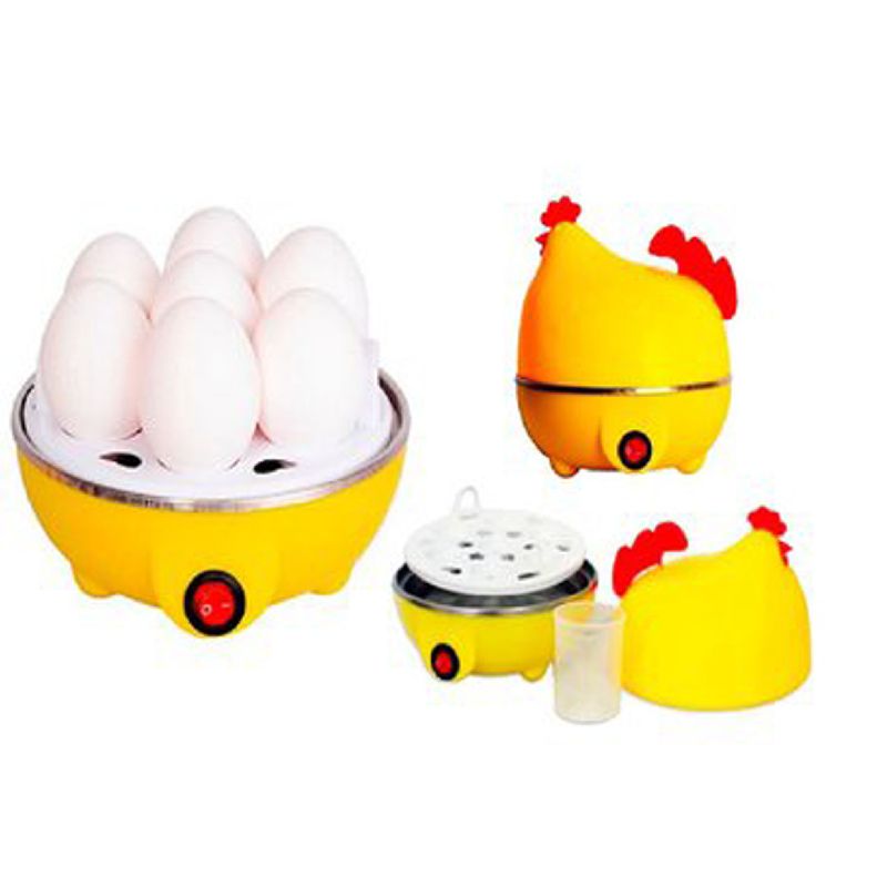 GENERAL - Máquina Hervidor Cocedor Huevos Al Vapor Gallina Color Amarillo