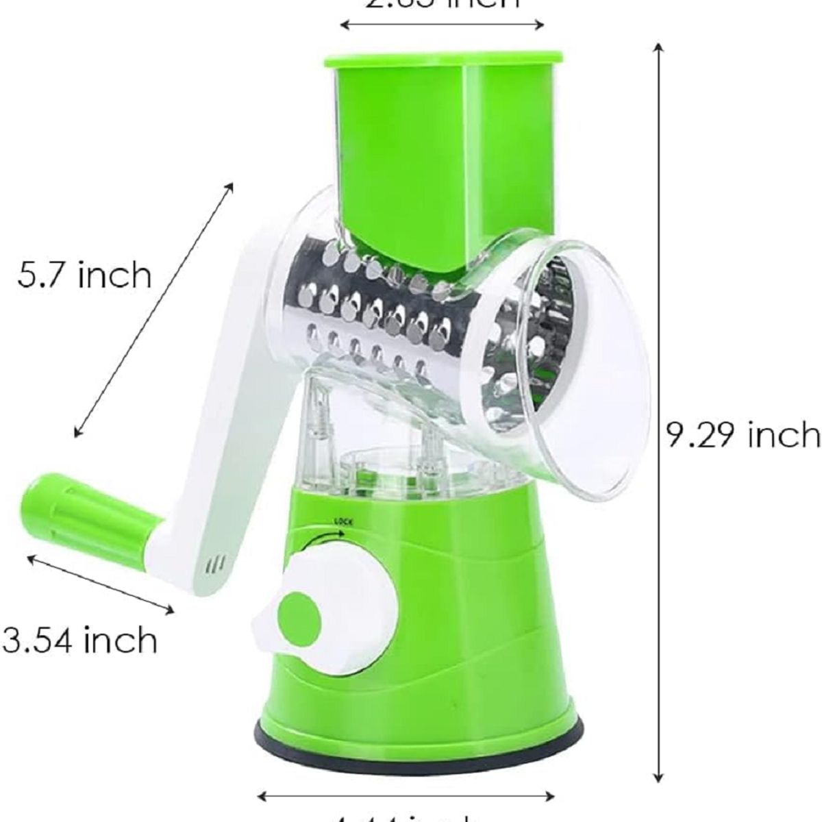 GENERAL - Molino Multiusos Rayador Picador Verduras 3 En 1