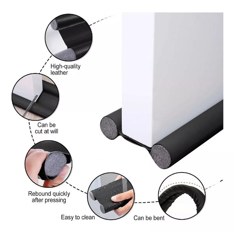GENERAL - Tapon Puerta Espacio Inferior Seguridad Protector Polvo