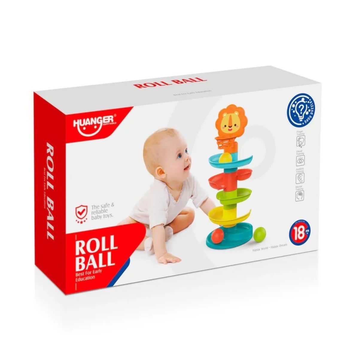 HUANGER - Juguete Didactico Torre Tobogan Para Bebés