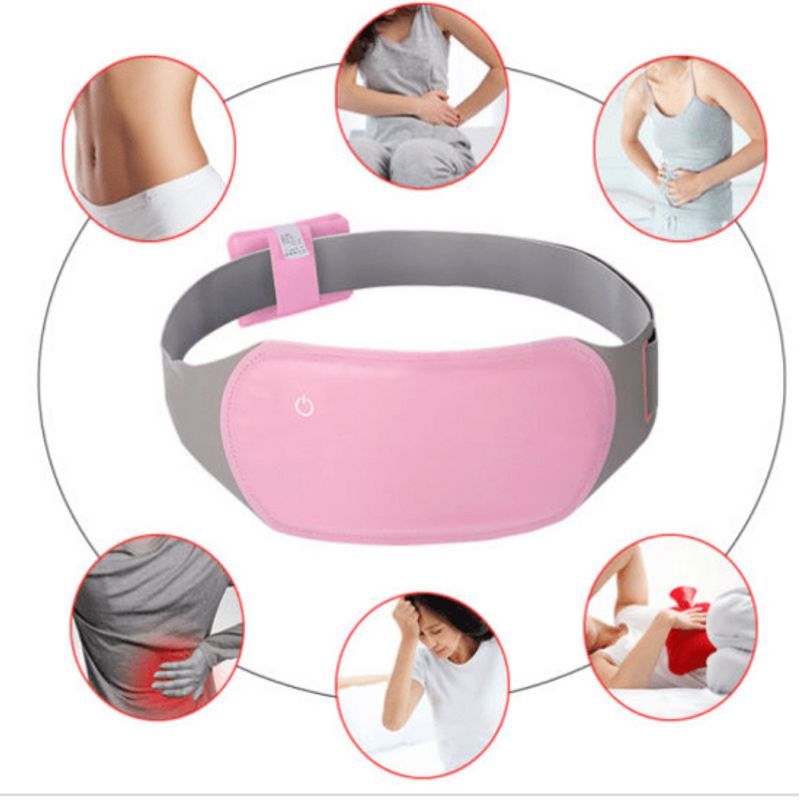 GENERICO - Cinturón Almohadilla Térmica Para Aliviar Cólicos Menstruales