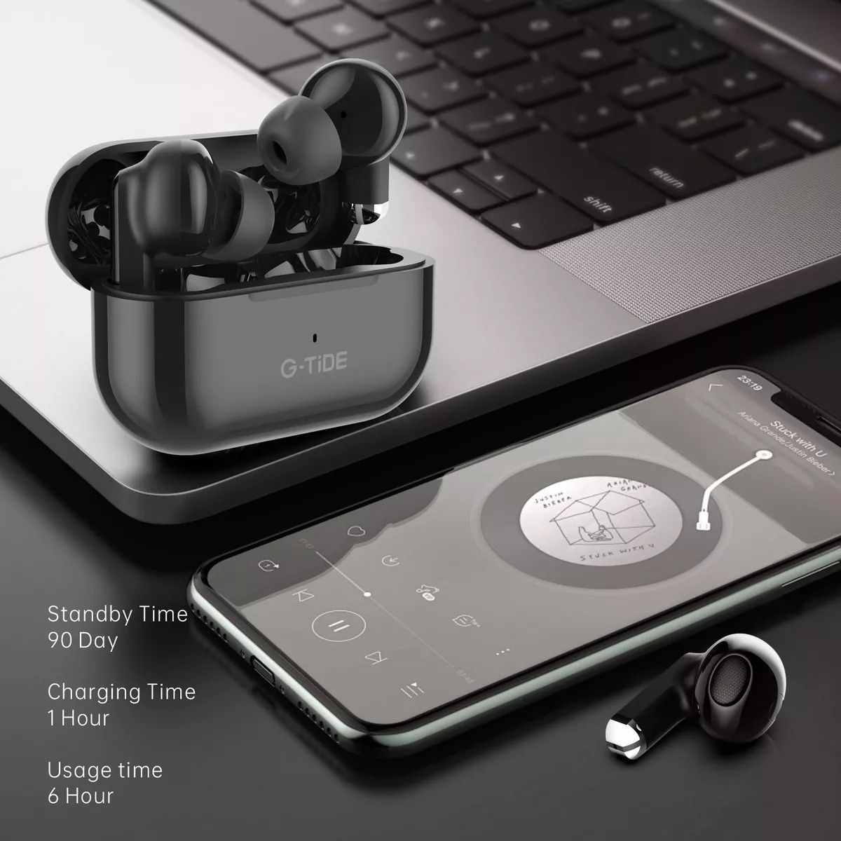PRO - Audífonos Bluetooth 5.3 G-tide L22 Sensor Táctil
