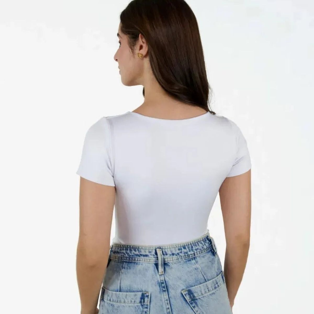 MOLGOA - Body para Mujer Cuello Redondo - The Dapper