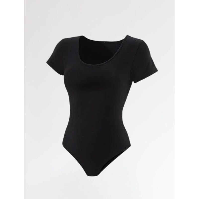 MOLGOA - Body para Mujer Cuello Redondo - The Dapper Negro