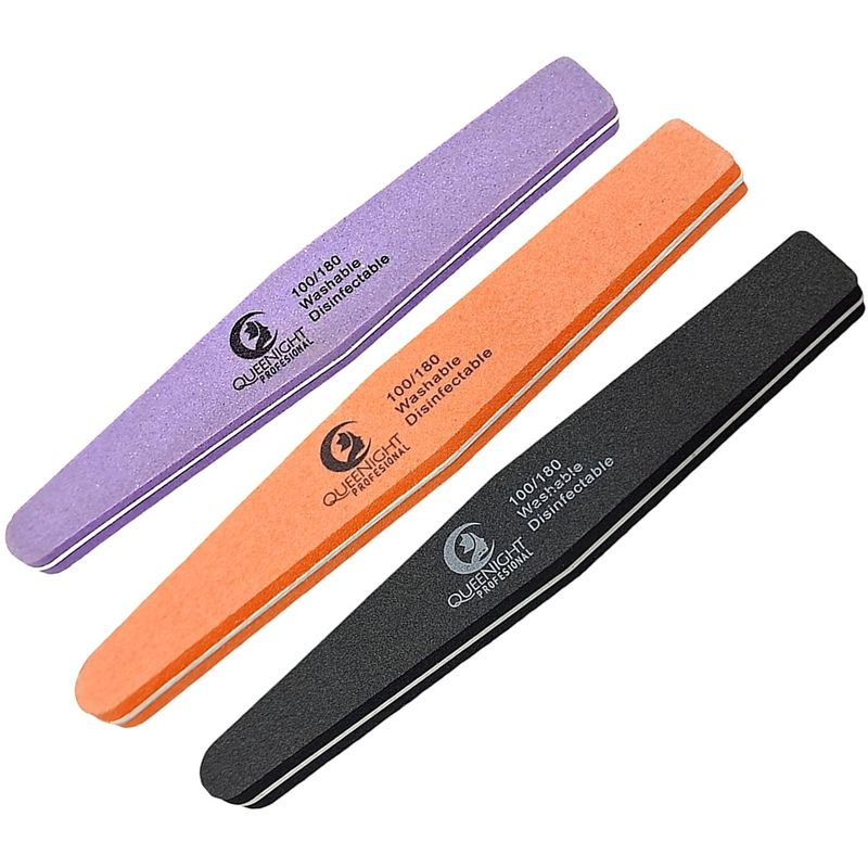 GENERICO - Lima Sponge Uñas Acrilicas Removedor Gel X3 Unidades