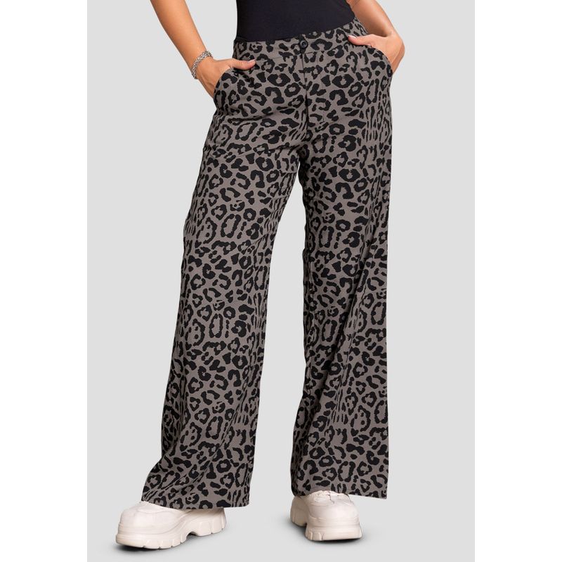 ATYPICAL - Pantalón Mujer Animal-Print Atypical 104220